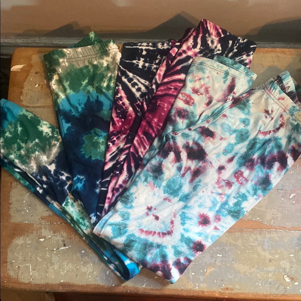 Colorful Tie-Dye Leggings